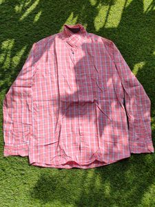 Richlook Pink Checkered Shirt 42 Eize