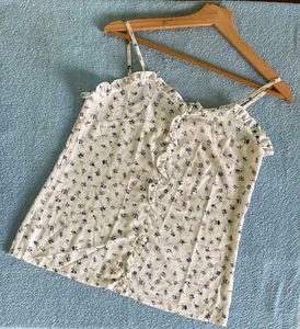Floral Ruffle Cami Top