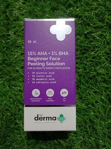 The Derma Co 15% AHA +1% BHA Peeling Solution