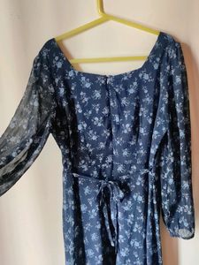 Floral Aline Midi Dress