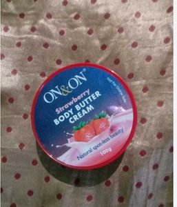 On&On Strawberry Body Butter Cream