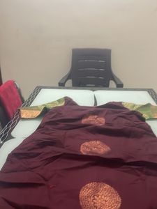 Brown With Copper Zari Kurta
