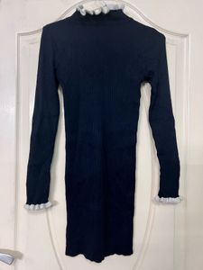 Bodycon Knit black Mini Dress