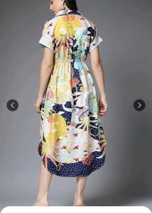 Floral Maternity Midi Dress Used Rarely Women XL