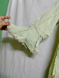 Off White Kurta With Garara