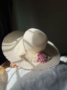 Floral Sun Hat From Thailand