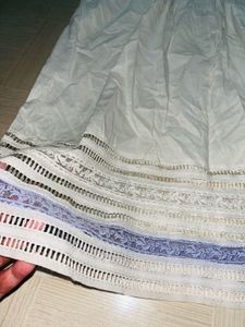 Denim Jacket &amp; White Dress