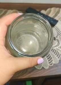 Clear Glass Storage Jar