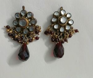 Floral Kundan Earring