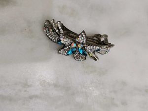 Sparkling Flower Hair Clip