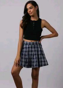Plaid Mini Skirt