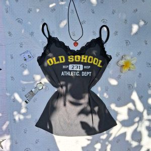 Y2k Printerest Old School Top