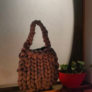 Handknit Grey
