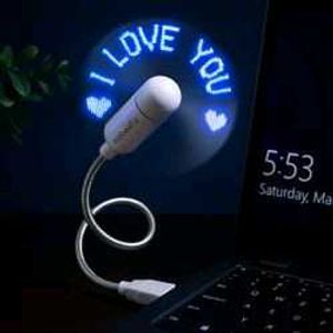 moBeeTa USB LED Fan for Customized Message with Pr
