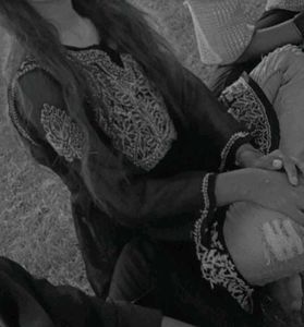 Black Chikankari Short Kurti🖤