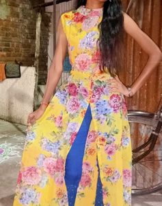 Floral Yellow Dress