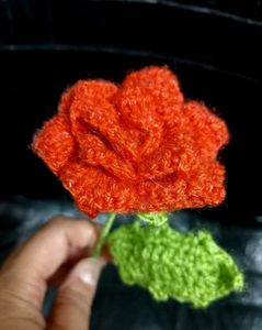 ✨ Elegant Handmade Crochet Rose🌹