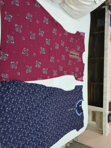 Two Floral Print Nightgowns (Combo)