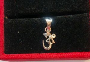 Pure Silver 'Om' Pendant #fixed price
