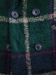 Green Plaid Coat