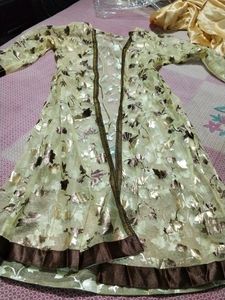 Wow Gold Gown With Shrug
