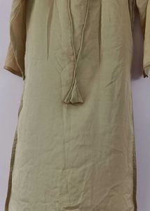 Elegant Golden Embroidered Kurti Set 📐