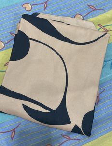 Abstract Printed Mandarin Top
