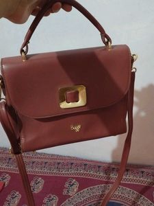 Baggit Maroon Crossbody Bag