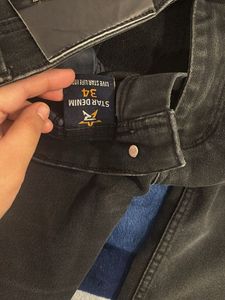 Dark Gray Denim Jeans