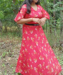 Floral Print Maxi Dress