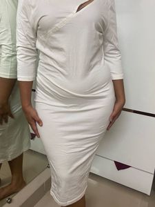 White Cut Out Bodycon