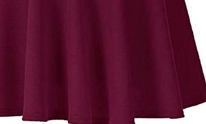 Burgundy Flare Skirt