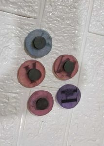 Initial Resin Keychains All 5