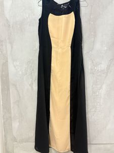 Elegant Black &amp; beige dress