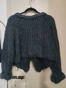 Chunky Knit Cropped Cardigan