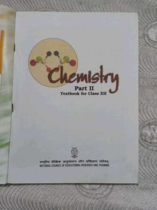 XII Chemistry Book Part I And II