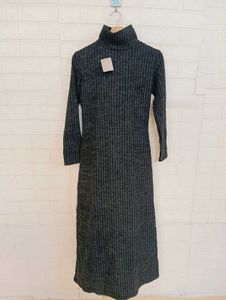 Elegant Knit Midi Dress