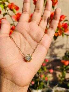 Gold Flower Necklace