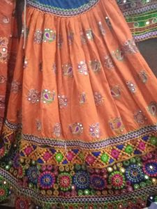 Orennge Garba Choli