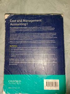 Cost and Management Accounting I