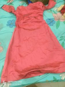 Red &amp; Gold Kurta Set