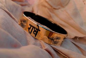 Goldish Yellow Radhe Bangle Bracelet