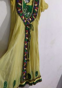 Beautyful Frock With Chudi Daar Pjaama