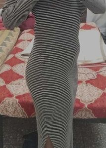 Stripped Bodycone Dress