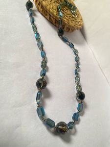 Blue Black Beaded Mala