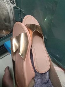Heels Sandal Golden Colour