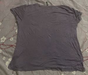Comfortable Purple Pocket Tee