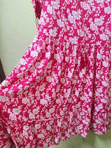 Red Anarkali
