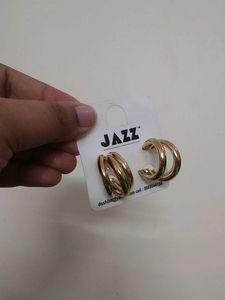 JAZZ Gold Hoop Earrings