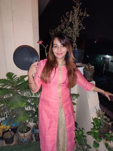 Front Slit Straight Kurta With Designer Neck